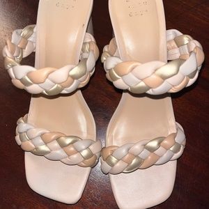 A New Day Basil Braided Multi Colored  Heels 👠